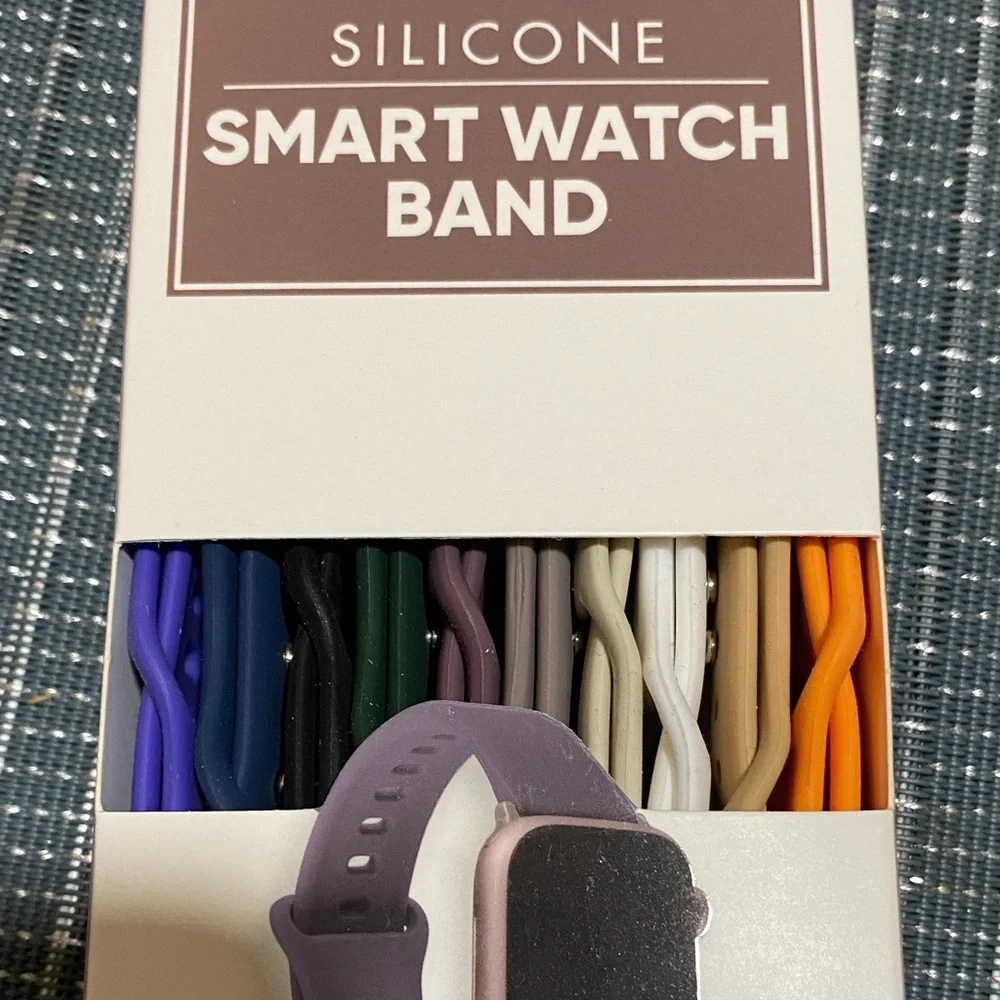 Silicone Smart Watch Band Set - 10 Pack